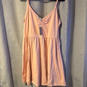 Forever 21 plus 2x pink babydoll dress
